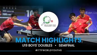 Kao C. J./Feng Y. H. vs Lin S./Chen Y. | U19 BD SF | ITTF World Youth Championships 2022