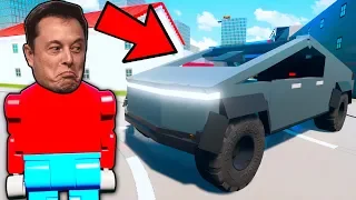 ПОСТРОЙ НОВУЮ ТЕСЛУ КИБЕРТРАК В BRICK RIGS! TESLA CYBERTRUCK ИЛОНА МАСКА! БИТВА ПОСТРОЕК В БРИК РИГС