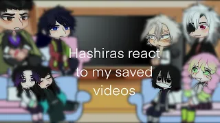 Hashiras react to my saved videos/ fyp | Demon Slayer KNY | Gacha Club Reaction |