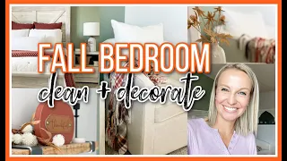COZY FALL BEDROOM DECOR 2022 | FALL CLEAN AND DECORATE WITH ME