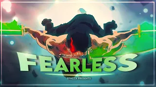 Fearless I Zoro vs King One Piece [AMV/Edit] 4K Quick!