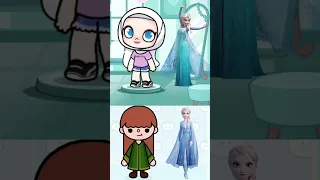 Avatar World vs Toca Boca/Elsa from the Frozen cartoon 🍓🍓🍓 #elsa #frozen #disney