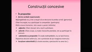 Construcții concesive