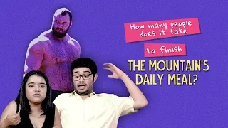 Ok Tested: How Many People Does It Take To Finish The Mountain's Daily Meal?