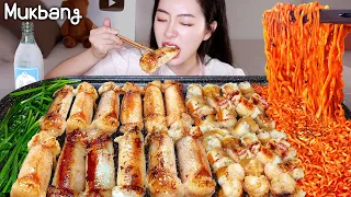 REAL MUKBANG▶beef intestine"deachang" & spicy samyang ramen noodles mukbang☆ㅣREAL SOUNDㅣASMR MUKBANG