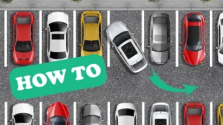 How to GET OUT of a TIGHT Parking Space. How to EXIT parking lot.