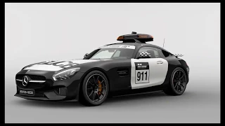 Mercedes AMG GT Safety Car Police Livery - Gran Turismo Sport