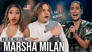 She's BETTER than you think... Waleska & Efra react to Marsha Milan - Cinta  for the first time