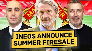 INEOS Open To Sell MAJORITY Of Man United Squad In The Summer?! Latest News