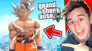 ENCONTREI o MUNDO do GOKU no GTA 5 ! ( GTA V Mods )