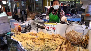 Korean snacks! All $0.4!! Handmade Fried food, Korean street food