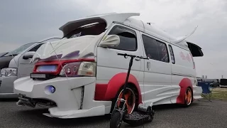 (4K)TOYOTA HIACE VANNING custom modified ハイエース・バニングカスタム  - スーパーカーニバル2015