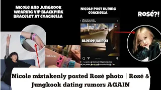 BTS staff mistakenly posted Rosé photo | Rosé & Jungkook dating rumors starts | Rosekook 2023