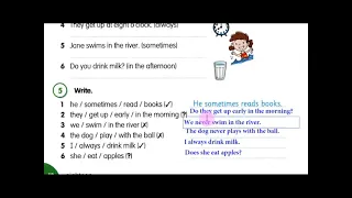 Fly High 3💥 Lesson 8 They Always Wake Up Early🌅Always,Sometimes,Never pp 24 25  Activity Book&Fun