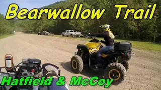 ATV Riding Bearwallow Trails! At Hatfield & McCoy Sept 18th 2017