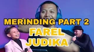 GAK BERES NIH !! MERINDING LAGI !! Farel duet Judika live Cinta karena Cinta | Reaction Video