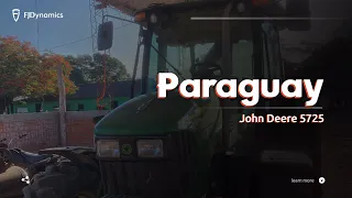 FJD in Paraguay | John Deere 5725 with FJD Autosteering Kit