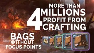 more than 4 millions from crafting , in less one hour . without using focus. #albiononline