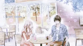 •Everytime ( french version )•amv•nightcore•lyrics•