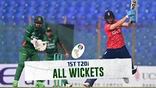 All Wickets || Bangladesh vs England || 1st T20i || England tour of Bangladesh 2023