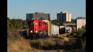 High Hood GP38-2s and Golden Sun on the Raritan Central plus More