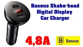 Baseus Shake-head Digital Display Car Charger CCALL-YT01 BSC-C9X1