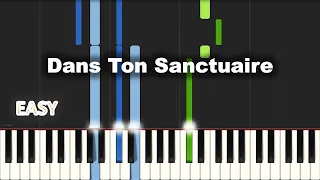 Gael Music - Dans Ton Sanctuaire | EASY PIANO TUTORIAL BY Extreme Midi