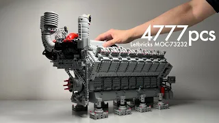 Letbricks MOC-73232 V16 Diesel Engine | Speed Build | 4777pcs