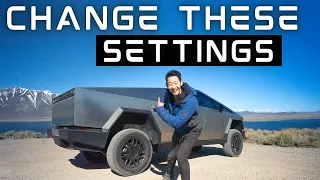 Must CHANGE Settings For Your Tesla Cybertruck (Beginner's Guide!)