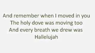 Hallelujah-lyrics (Chipmunk version)