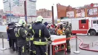 Задымление в метро "Новые Черёмушки". Москва, 07.03.2016.