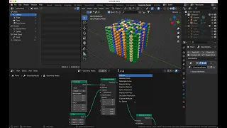 Tutorial: Geometry nodes animation with 4 instances