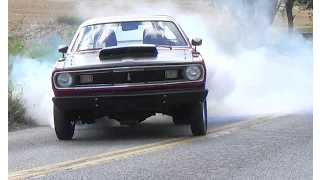 Randy Ecker Burnout  70 Plymouth Duster 440+6 pack lick n shine 2016