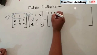 Quick Matrix Multiplication ALL Types Class 12 : CBSE