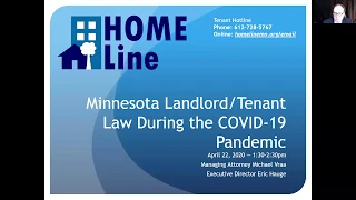 4/22/20 HOME Line COVID 19 Tenant/Landlord webinar (for tenants/service providers)