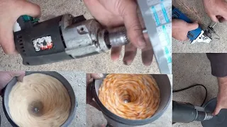 Make corn mill with drill