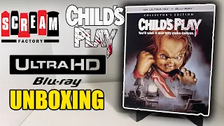 Scream Factory Child's Play (1988) Collectors Edition 4K Blu-ray Unboxing