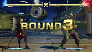 STREET FIGHTER V Falke vs Nash