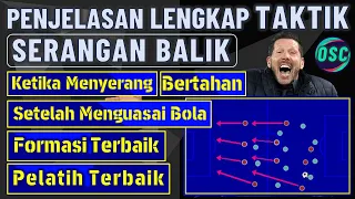 PENJELASAN LENGKAP TAKTIK SERANGAN BALIK KETIKA MENYERANG, BERTAHAN, FORMASI & PEMAIN EFOOTBALL 2023