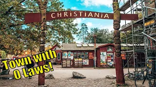 The Town With NO Laws! Freetown Christiania!