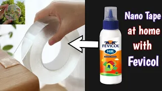 Nano Tape at home with fevicol||Easy way to make nano tape.