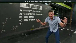 Dan Orlovsky breaks down the complexity of cadences | The Playbook | NFL Live