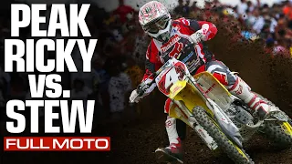 FULL MOTO. Ricky Carmichael Duels James Stewart for Milestone Victory | 2007 Budds Creek 450 Moto 2