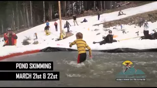 Spring Ski Pond Skimming