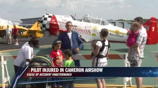 Plane crash at Cameron Memorial Airshow