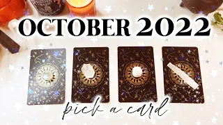 🔮🎃 OCTOBER 2022 PREDICTIONS 🎃🔮 WHATS COMING? CAREER, BLESSINGS ETC... ⭐️ PICK A CARD ⭐️