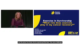Exercise in Survivorship - What role does exercise play in my cancer recovery?