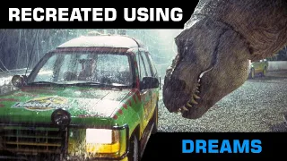 Jurassic Park Scene Recreated Using A Controller And Dreams!