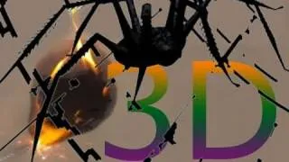 real nasty Spider Walking on Your Screen 3D