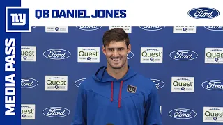 Daniel Jones on Wide Receiver Room: 'Variety of skills in the room' | New York Giants